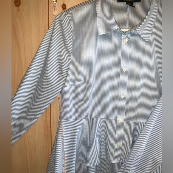 Forever 21 -contemporary-blue stripe -medium - Picture 8 of 11